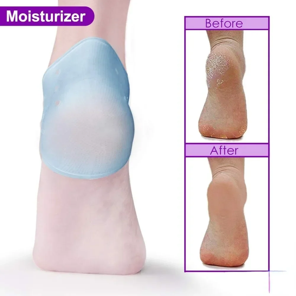 2 個ヒールクッションゲルヒールプロテクター足底筋膜炎アキレス腱炎骨棘足の痛みを和らげるペディキュアツール