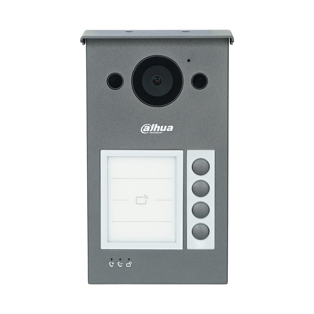 Dahua Multi-langue Stérilisation VTO3311Q-WP 3PG PoE IP Villa Wi-Fi Sonnette, Interphone vidéo, Téléphone de porte IP, P2P Cloud, Station de porte