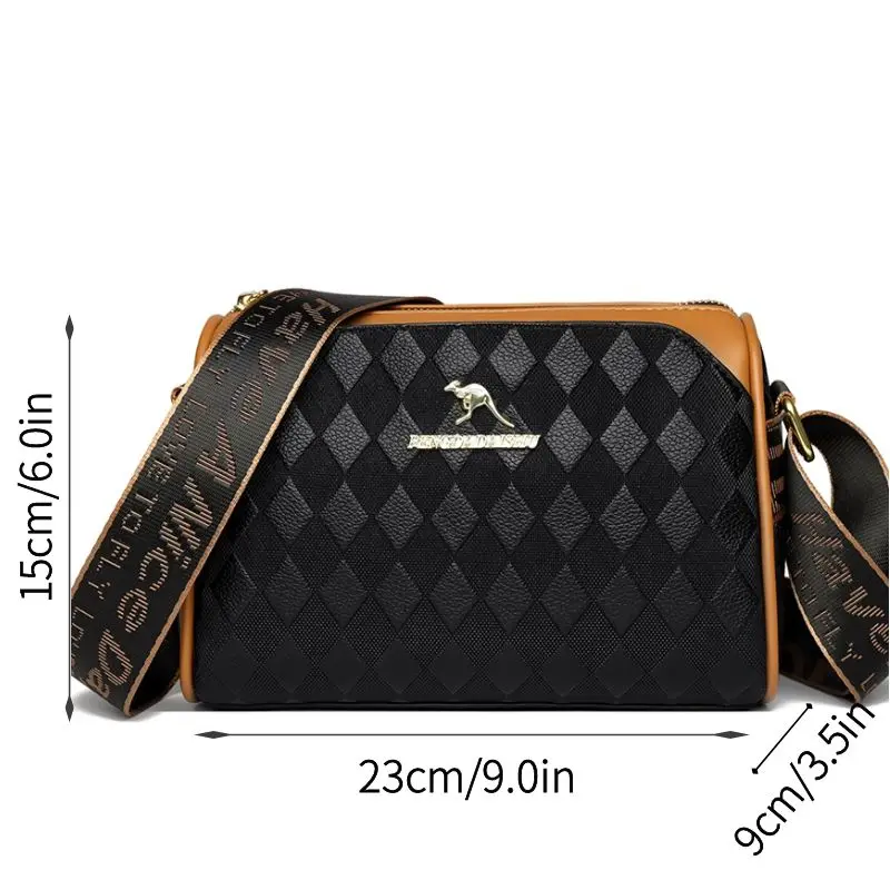 Torebka damska na ramię - modna torebka crossbody, torebka pod pachę, mała kwadratowa torebka listonoszka