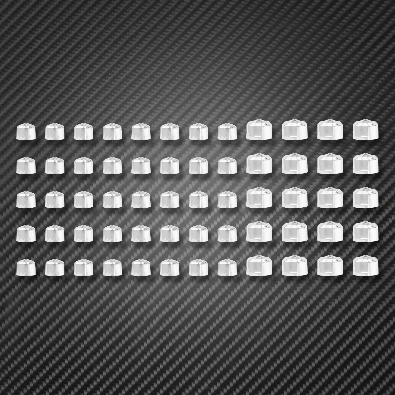 オートバイ 60 個エンジンボルトネジキャップ保護カバーブラック/クロームハーレーソフテイル 18-21 ツーリングロードエレクトラグライド 17-2021