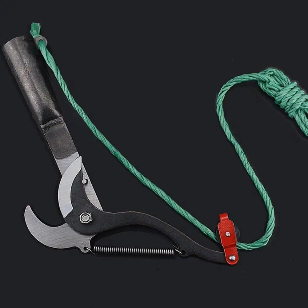 Manual Pruner High-Altitude Branch Scissors Extendable Fruit Tree Pruning Saw Cutter Garden Trimmer Tool With Rope Garden Shears
