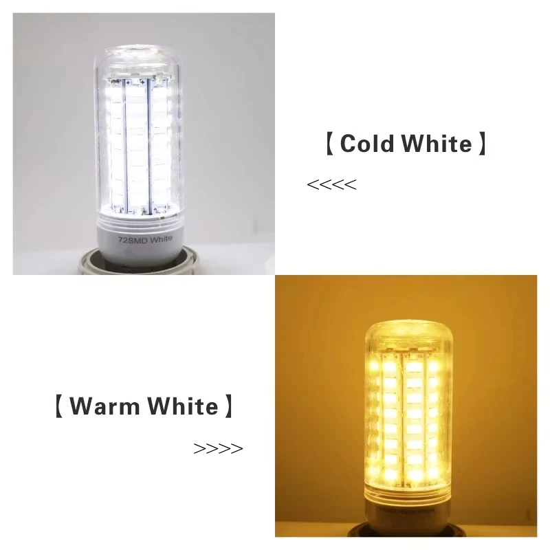 LED Corn Bulb E27 E14 24 36 48 56 69 72 LEDs SMD 5730 220V replace 7w 12w 20w 30w CFL Lampada LED Lamp Chandelier Candle Light