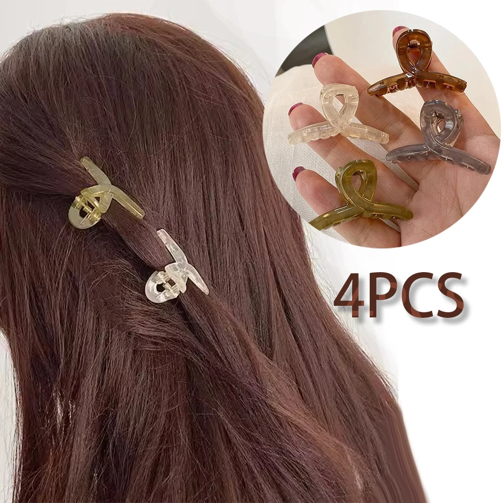 Nuevo 4 Uds Clip de pelo horquillas pequeñas para mujer Clip de pelo pasador chica hebilla para accesorios de pinza para el pelo