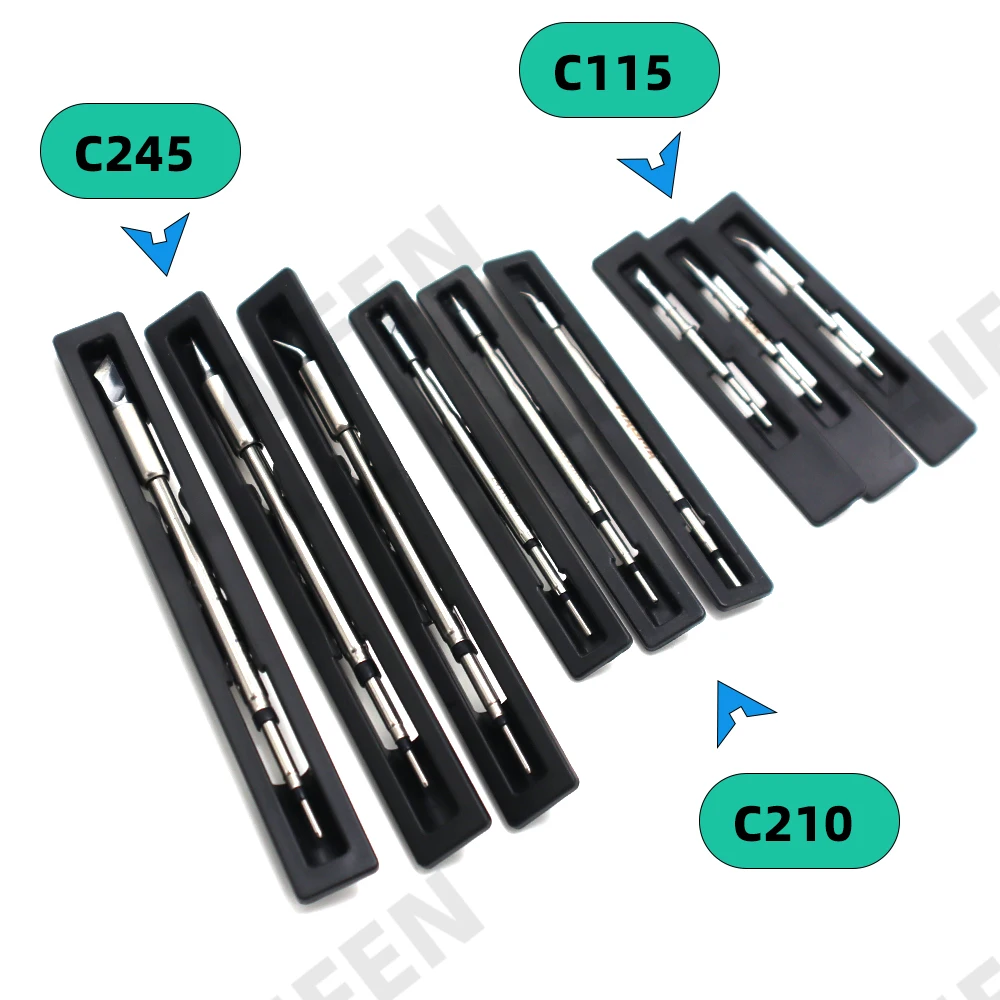 Compatible For JBC Sugon Aifen A9/ A9 Pro/ T21 Soldering Station Handle C115/C210/C245 Soldering Iron Tips Replacement Tools