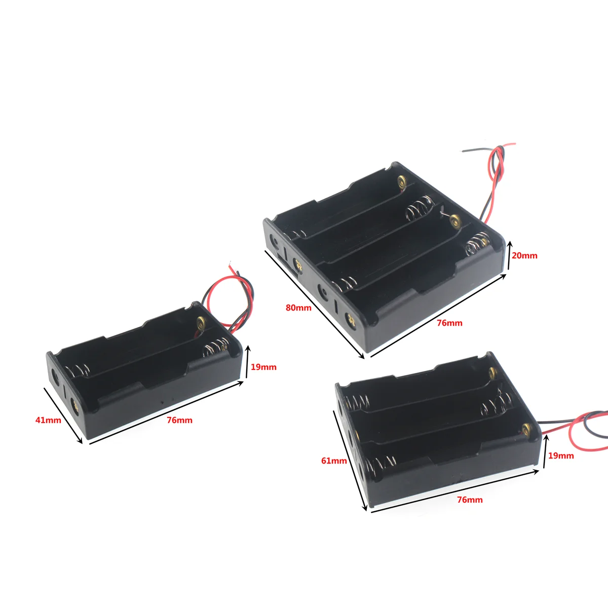 STOP kontak kotak แบตเตอรี่18650ชุดพร้อมปลั๊ก2X 3X 4X XH2.54 SM-2P Dupont DC5.5-2.1 PH2.0 SM2.54