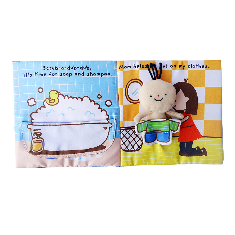 Soft Baby Cloth Books Quiet Book Toddler Early Educational Learning Cognize Reading Puzzle Book Toys For Babies 6 24 Months