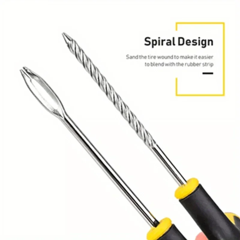 Car Tire Repair Kit Puncture Plug Tools Tyre Puncture Emergency for Tire Strips Stirring Glue Repair Tool Kit Car Accessories