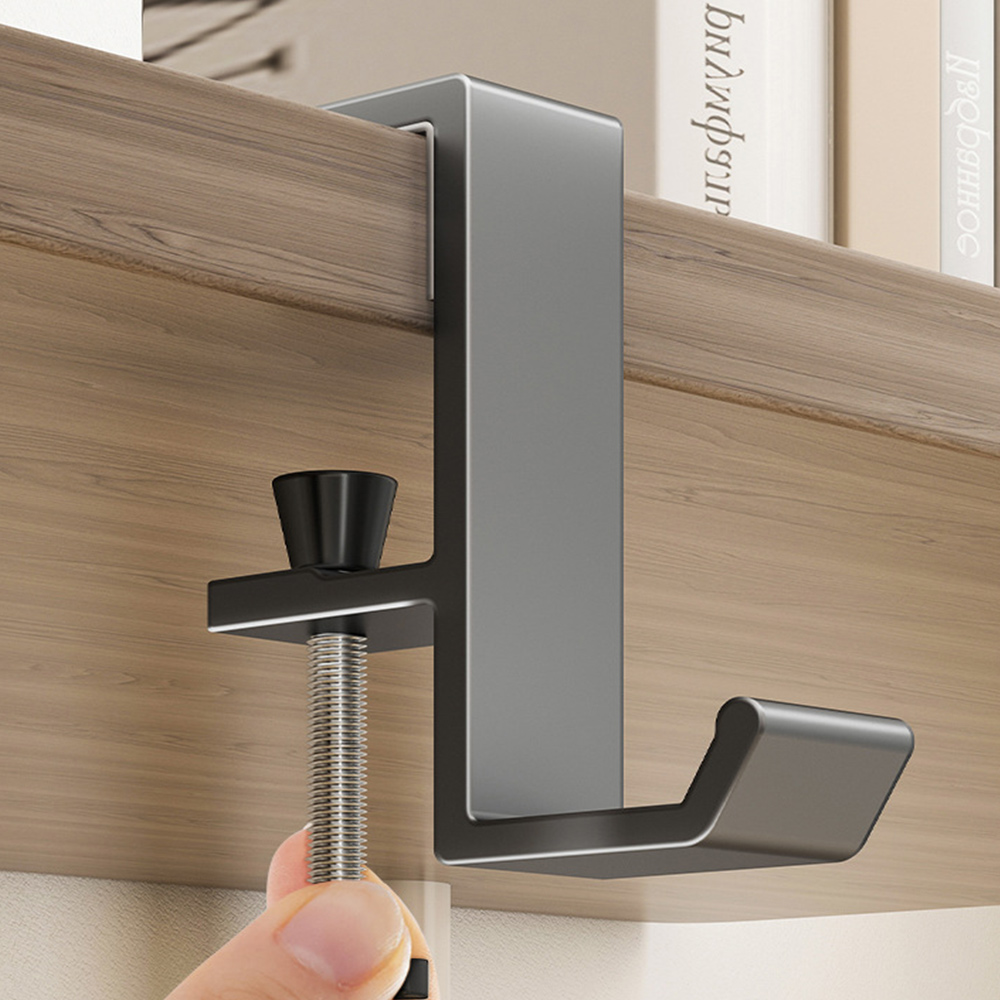 Punch-free Hanging Bag Hook Student Desk Side Hanging bag Artifact Removable mobile Handbag Holders Multi-functional Table Hook