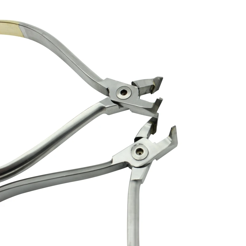 Alicate de corte de extremidade distal para odontologia, pinça dentária ortodôntica, fio de aço inoxidável, ferramentas de corte de filamento para dentista