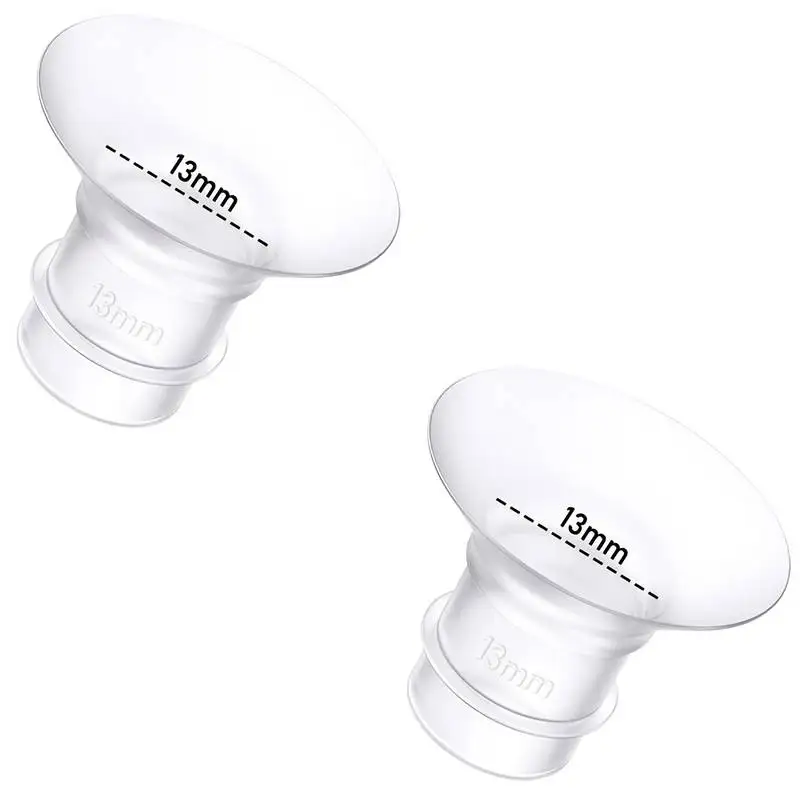 11 Size Flange Sizing Kit for 24mm Flange/Shield of Most Pumps, Silicone Flange Insert for Momcozy/Spectra/Bellababy Breast Pump
