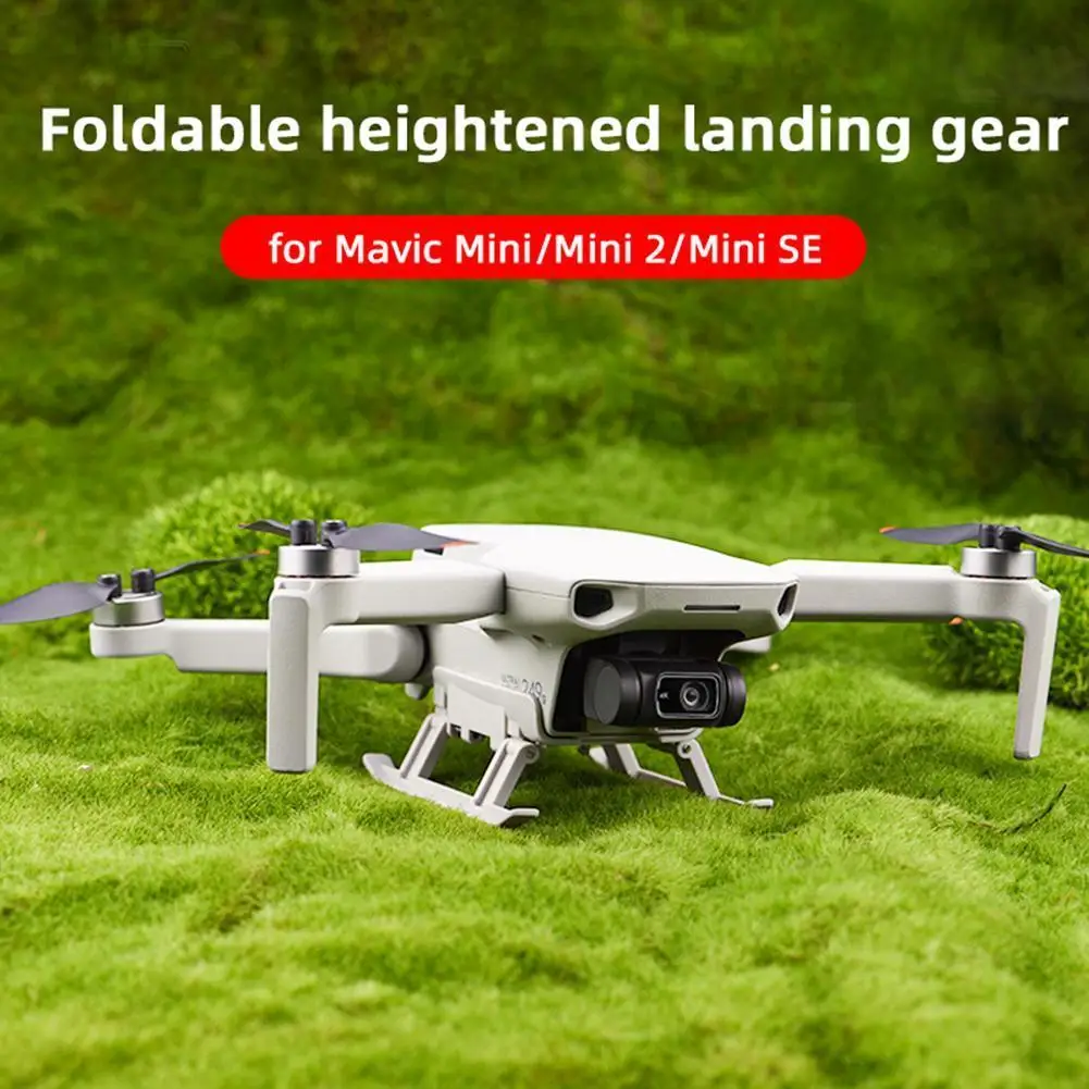 ขยายความสูงพับ Landing Gear ขาตั้งกล้อง Mini Drone อุปกรณ์เสริมขาขยายสําหรับ DJI Mini 2/Mavic Mini