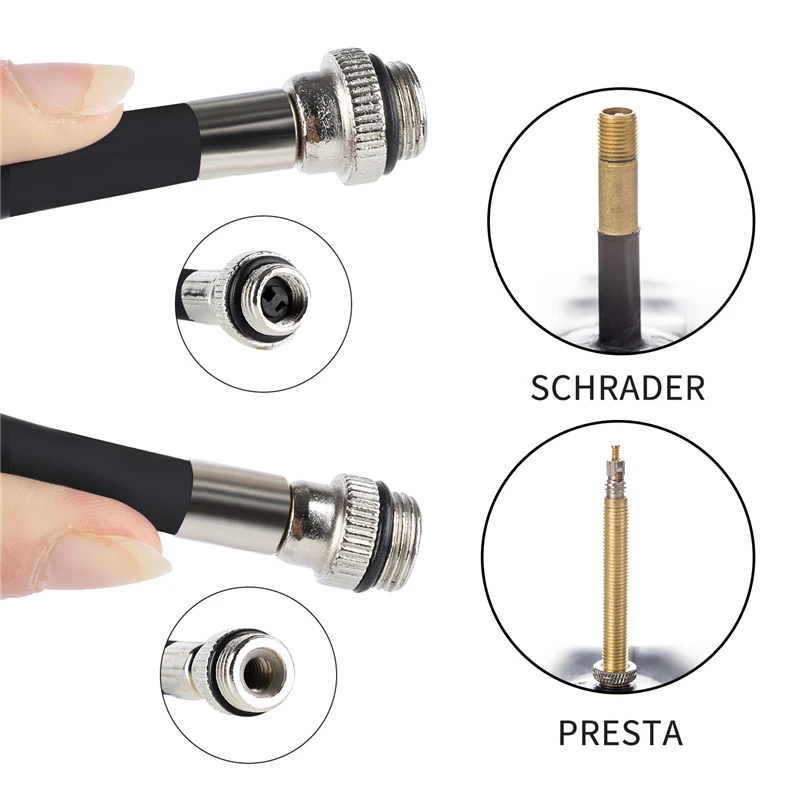 เวสต์ไบค์100Psi ปั๊มมินิไบค์ปั๊มอลูมิเนียมอัลลอยด์ปั๊มลมมือสูบลมยาง presta วาล์ว MTB ปั๊มจักรยานถนน
