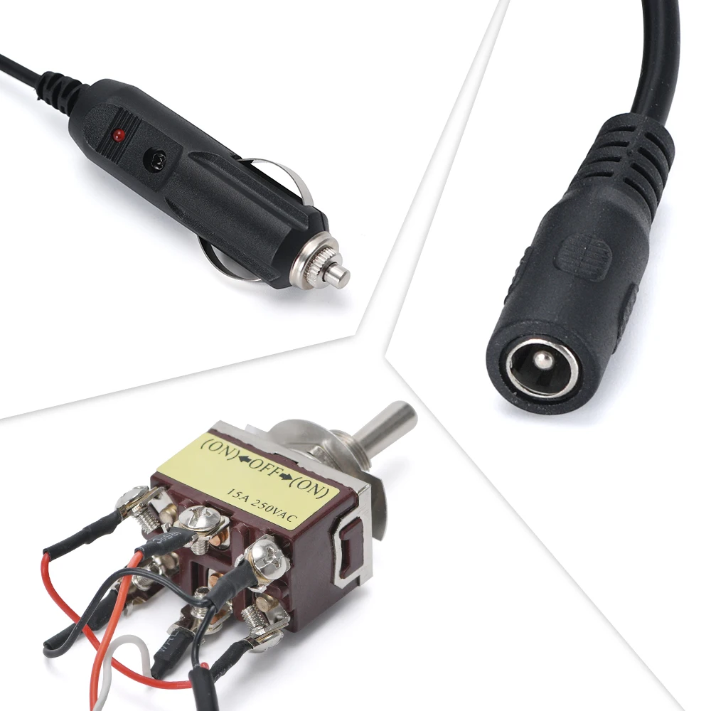 Interruptor de control de interruptor Manual Universal para silenciador de escape, válvula eléctrica, sistema de corte, Kit de tubería de descarga, HT-GJ030