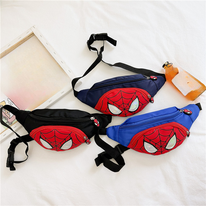 Disney-Bolsos de pecho de Spider-Man para niños, bolsa de pecho bonita para niños, bolso de cintura, nuevo