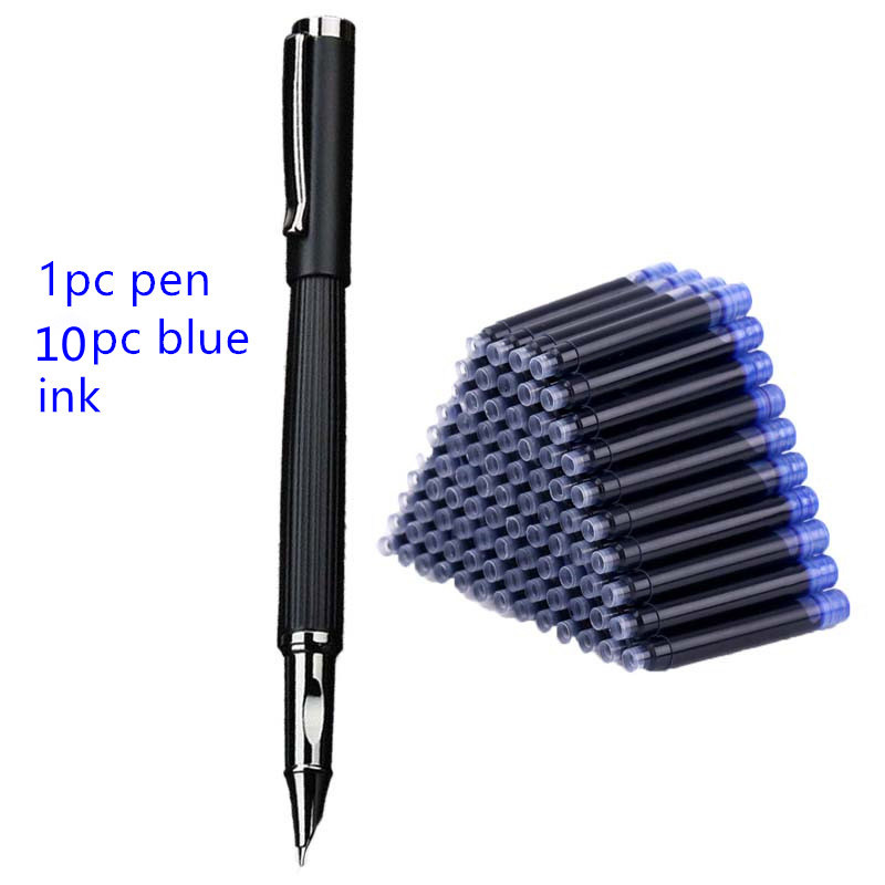 Chất Lượng Cao Bộ 727 Bút Máy Kim Loại Bút Mực Mờ Đen F Ngòi Bộ Chuyển Đổi Chất Độn Văn Phòng Kinh Doanh Đồ Dùng Học Tập Viết