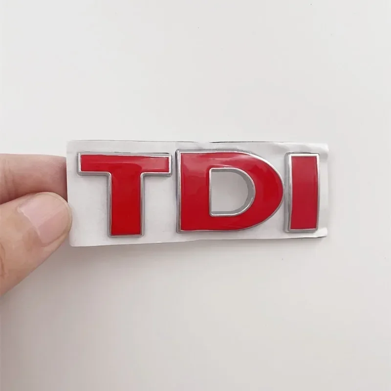 3D Metal Letters For Car Stickers TDI Letters VW Golf 4 5 6 7 JETTA PASSAT MK2 MK4 MK5 MK6 MK7 TDI Emblem Logo Badge Accessories
