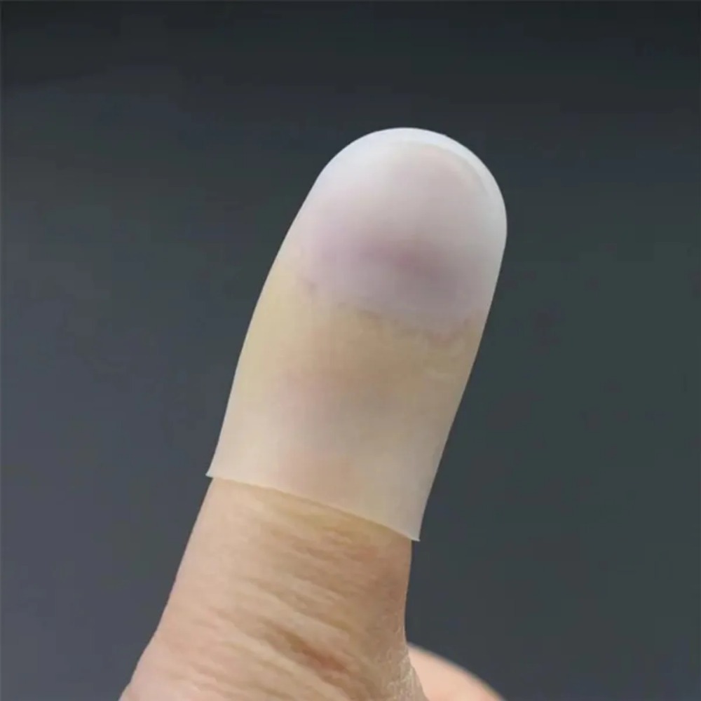 Protector de dedos de silicona, tapas para dedos, resistente a altas temperaturas, antideslizante, 5 uds.
