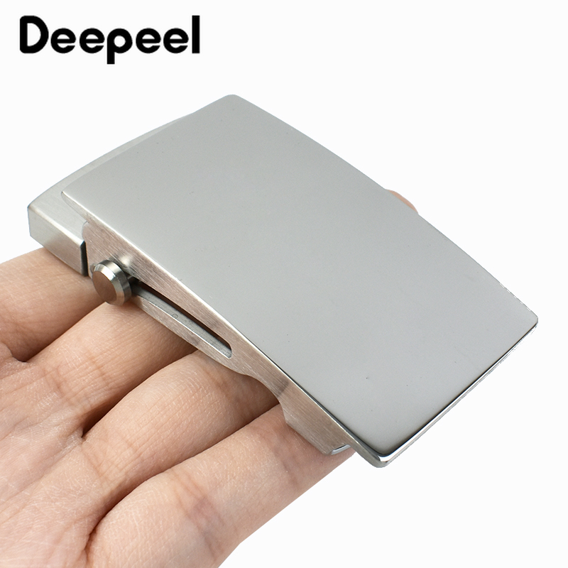 36/39mm Belt Buckle Men Stainless Steel Buckles Roller Automatic Head for 35/38mm Belts DIY Waistband Leather Craft Accessories