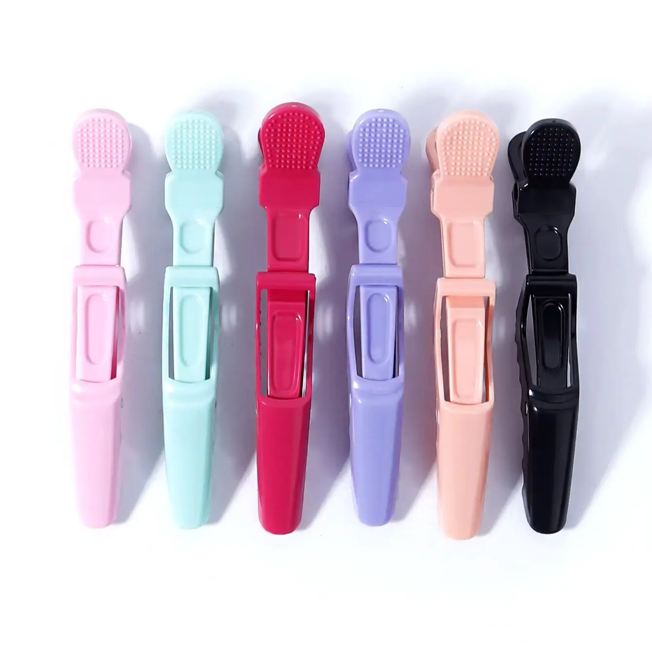 Conjunto de 4 peças de grampos de cabelo e acessórios para salão de cabeleireiro profissional de crocodilo, especiais para perucas de cabelo real