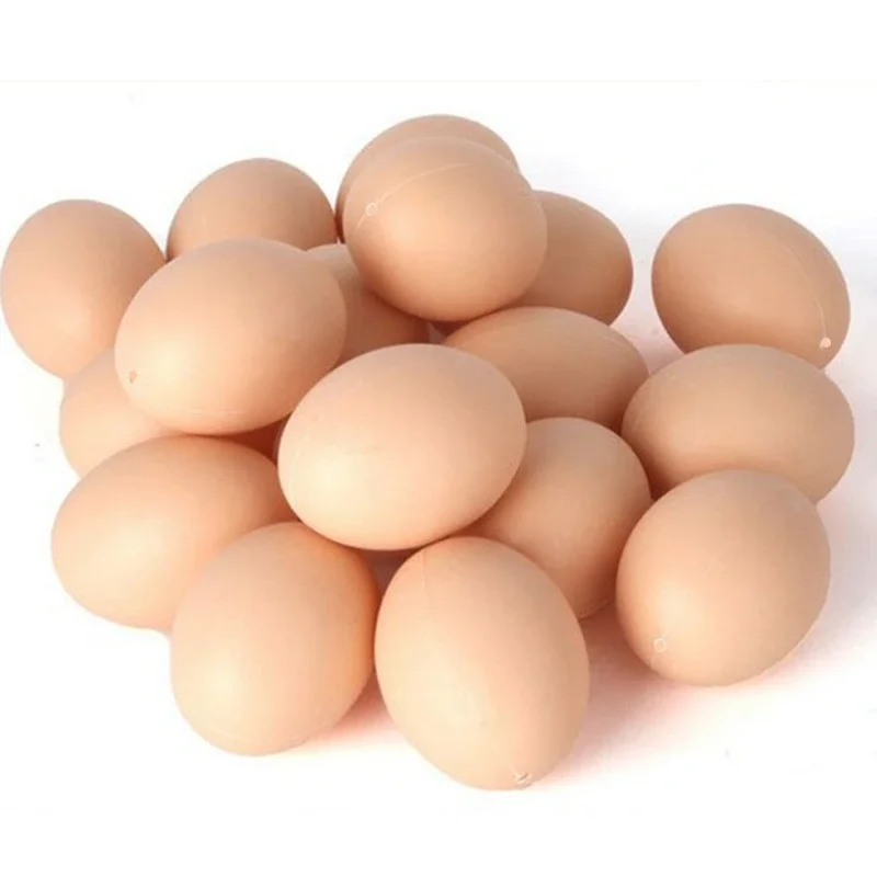 Huevos falsos, juguetes para niños, cocina, modelo de huevo de simulación, pintura artesanal, divertido garabatos, decoración de huevos de plástico, juguete educativo para niños