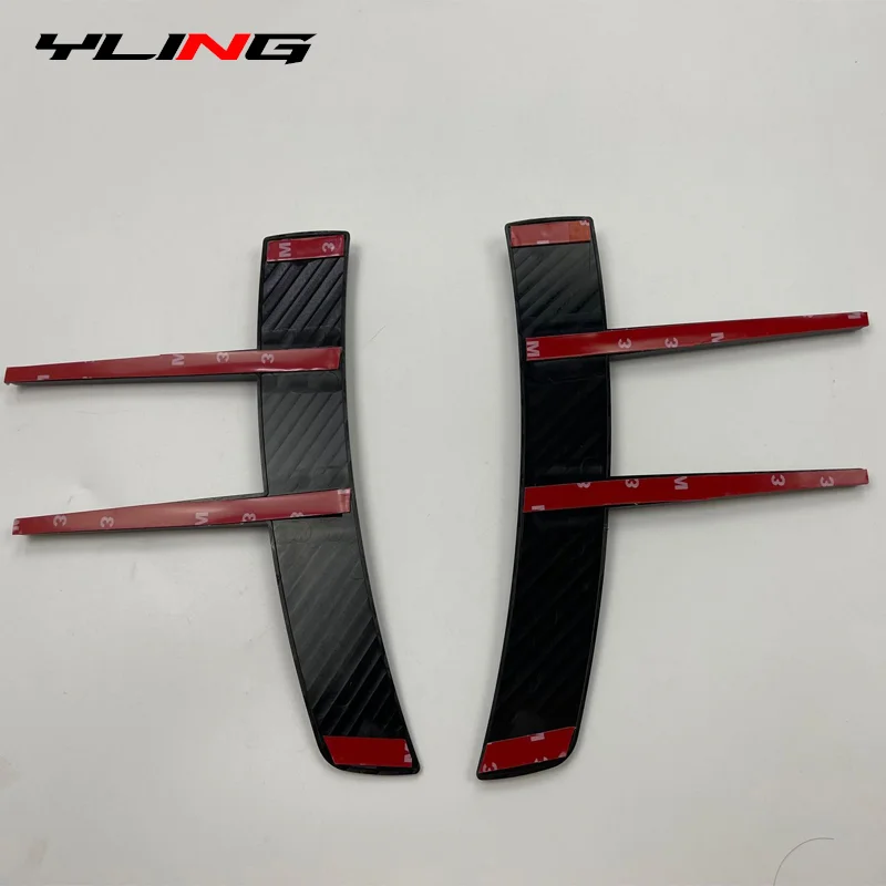 2 uds para Benz Clase A A A180 A200 A220 parachoques delanteros labio ventilación embellecedor alerón Canards divisor accesorio de estilo de coche