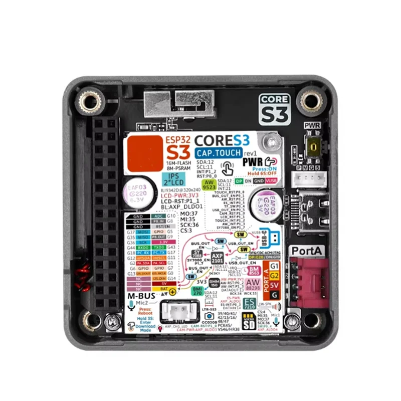 M13K-Cores3 Lite ESP32 S3 Lot Kit Pengembangan Dev Dukungan Interaksi Audio Pengendali Iot Yang Dapat Diprogram untuk Performa Kuat