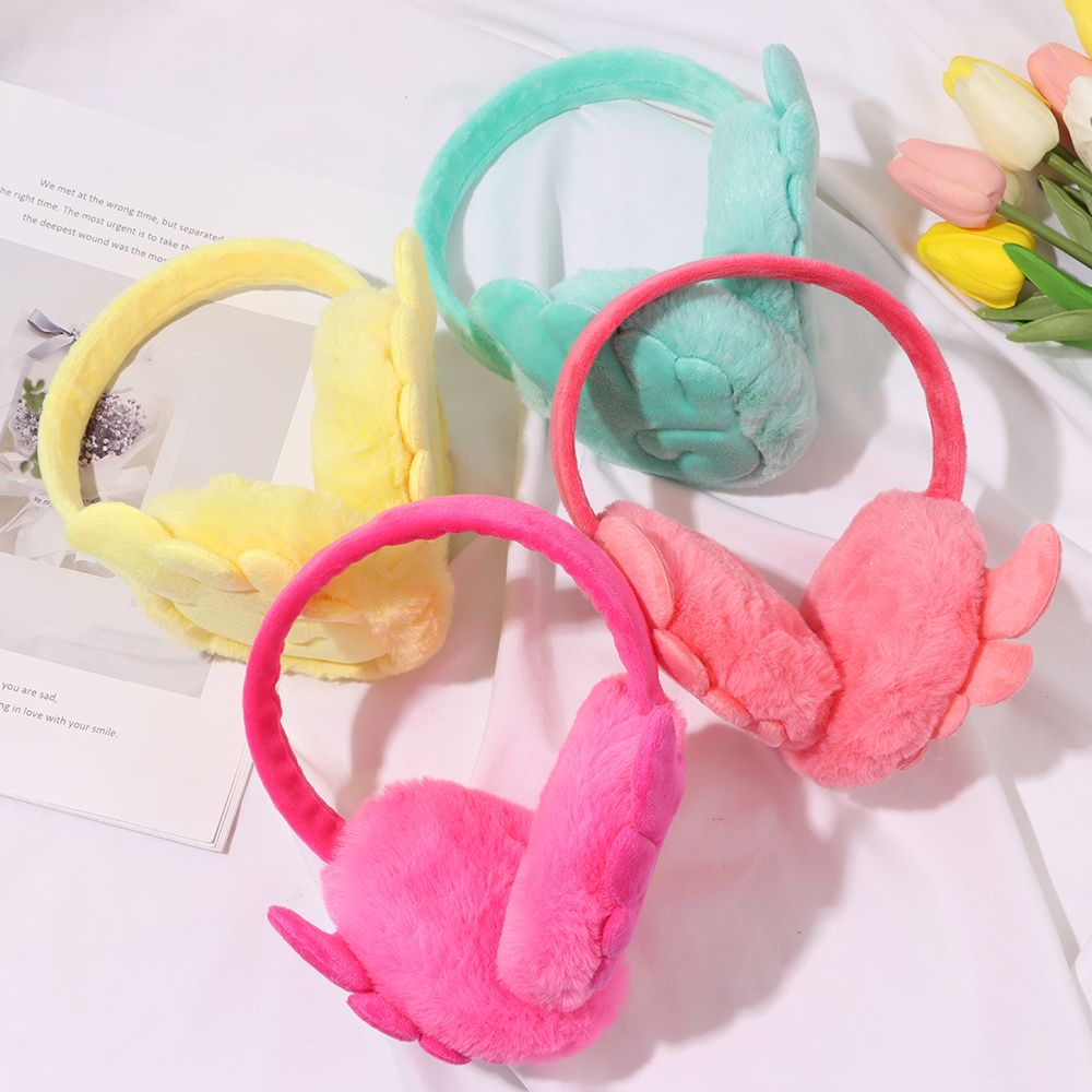 Cache-oreilles coupe-vent en peluche pour femme, cache-oreilles chauds, oreillettes de ski, mode hivernale