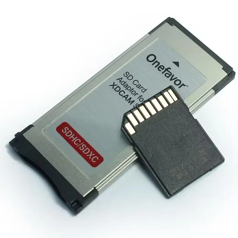 1PCS SD SDHX SDXC Card into Express Card SXS Card Adapter Expresscard Card reader Utral high speed 34mm high quality