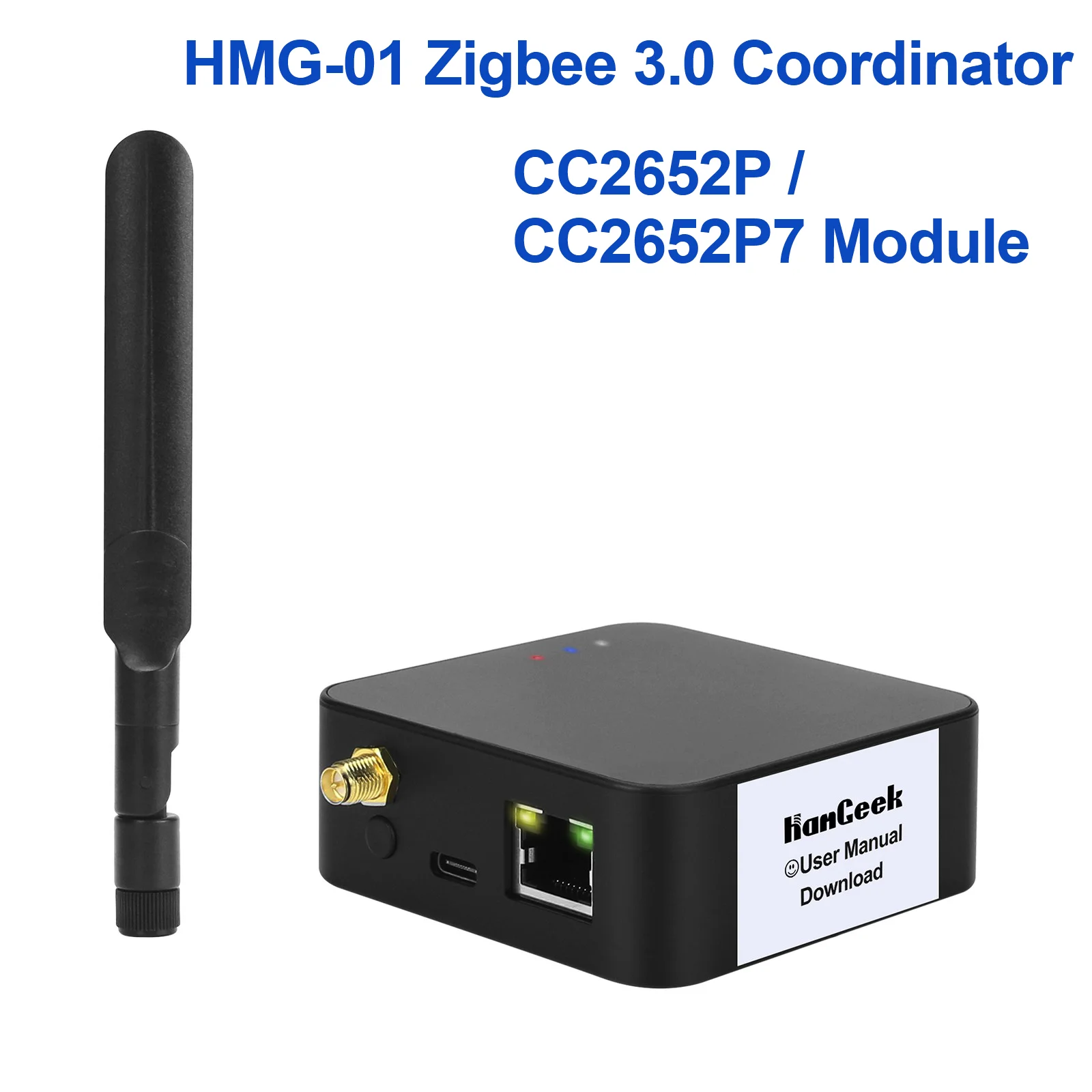 HamGeek POE Zigbee Gateway compatible con Wifi Zigbee 3,0 enrutador de coordenadas para módulo HamGeek CC2652P/CC2652P7 Zigbee2mqtt