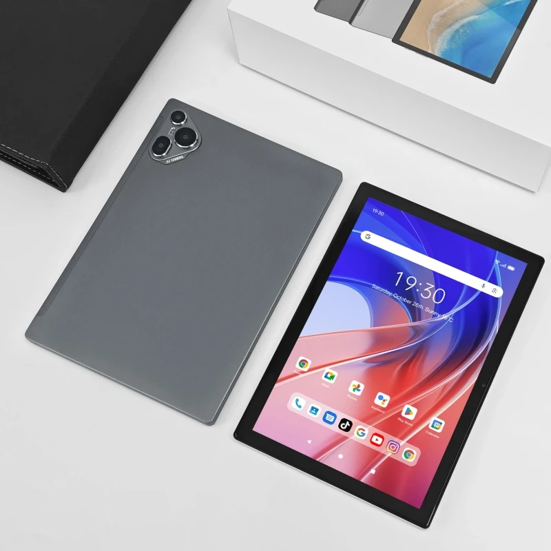 10.1 POLEGADAS Android 13 Tablet PC P70 MT6757 Tablet PC suporta chamadas 2G\3G\4G Type-C Placas Sim WIFI de 8 núcleos