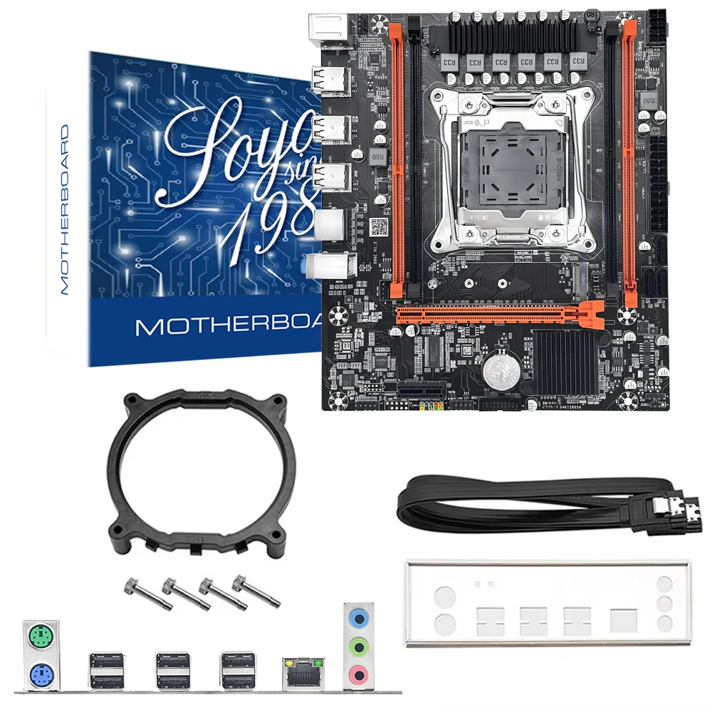 Kit placa-mãe para jogos MOUGOL X99 com Intel Xeon E5 2680 V4 e DDR4 8Gx2 2133MHz Dual Channel ECC RAM M.2 NVME para PC desktop