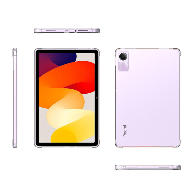 สําหรับRedmi Pad SE 11 "2023 กรณีโปร่งใสAir-กระเป๋าซิลิโคนนุ่มTPUป้องกันกันกระแทกCapa FundasสําหรับXiaomi RedmiPad SE