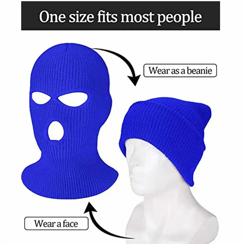 オートバイのフェイスマスク陸軍戦術マスク 3 穴フルフェイスマスクスキーマスク冬キャップバラクラババイクモトヘルメットフルヘルメット