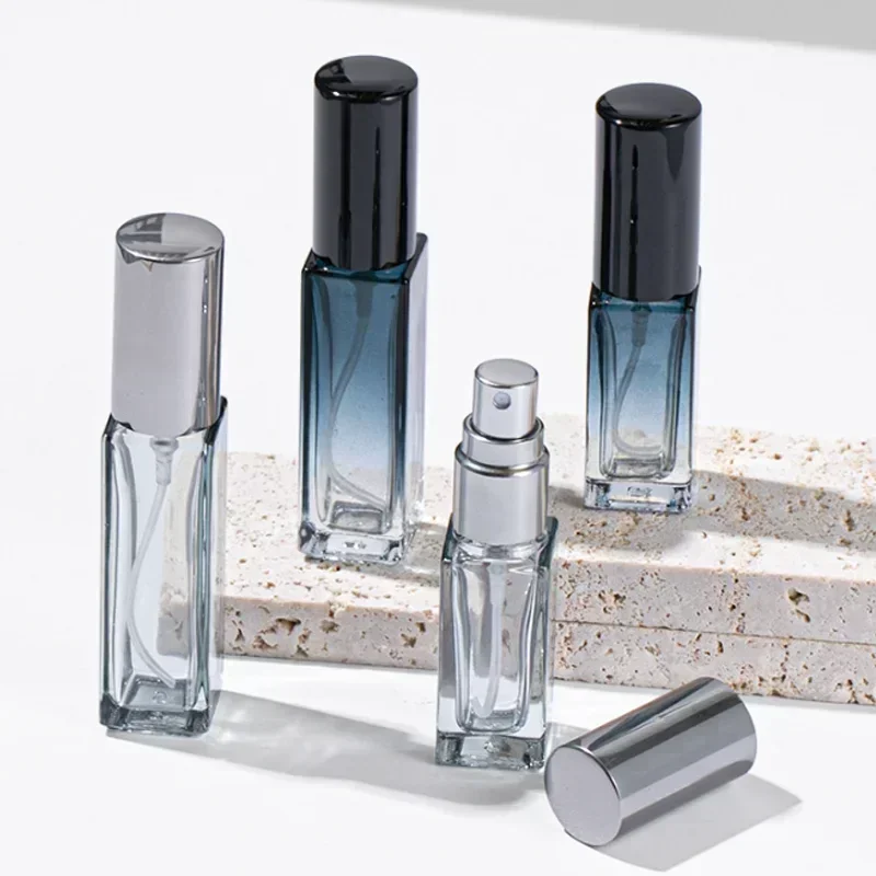 3 uds 5ML 10ML Mini botellas de Perfume en aerosol botella de vidrio recargable aceite de viaje portátil contenedor cosmético líquido atomizador de Perfume
