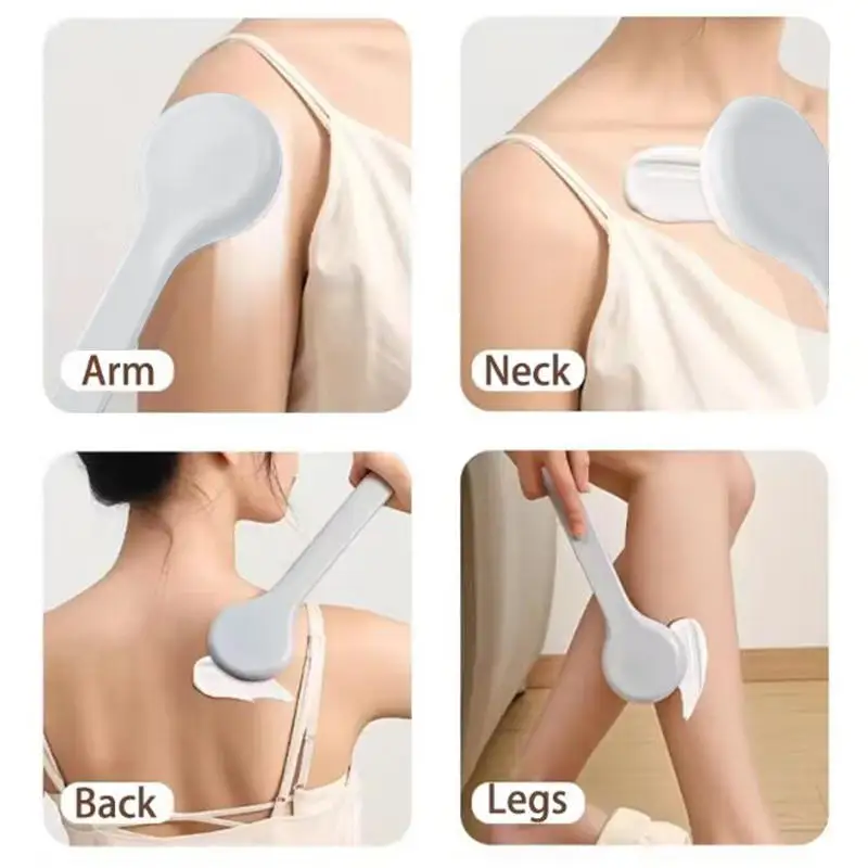 1Pcs Multi-Function Lotion Sunscreen Ointment Applicator Long Handle Body Cleaner Shower Brush Sunscreen Back Applicator