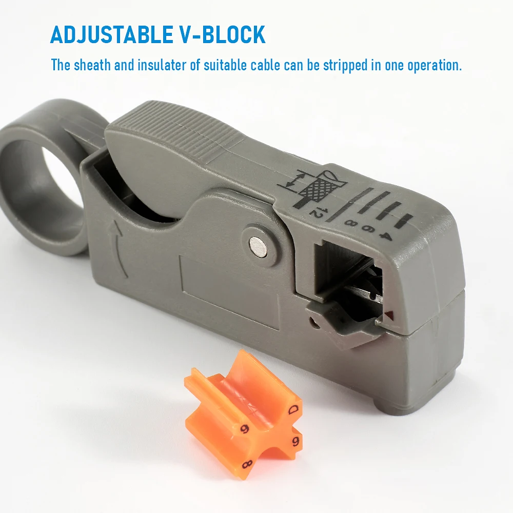 1PCS ethernet cable stripper rj45 cat5 cat6 network hand tool pliers knife line utp ftp coax coaxial cutter wire stripping Tool