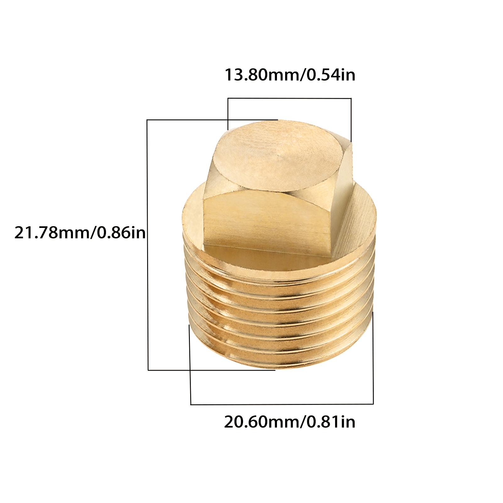 4 шт., латунные штекеры для подвязки лодки, 1/2 дюйма