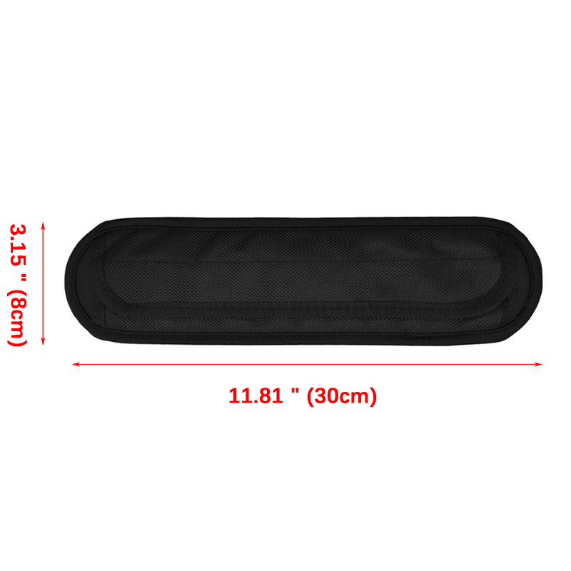 Hombrera reductora de peso negra, mochila doble, reductora de estrés, mochila escolar reductora de peso más ancha, correa para el hombro