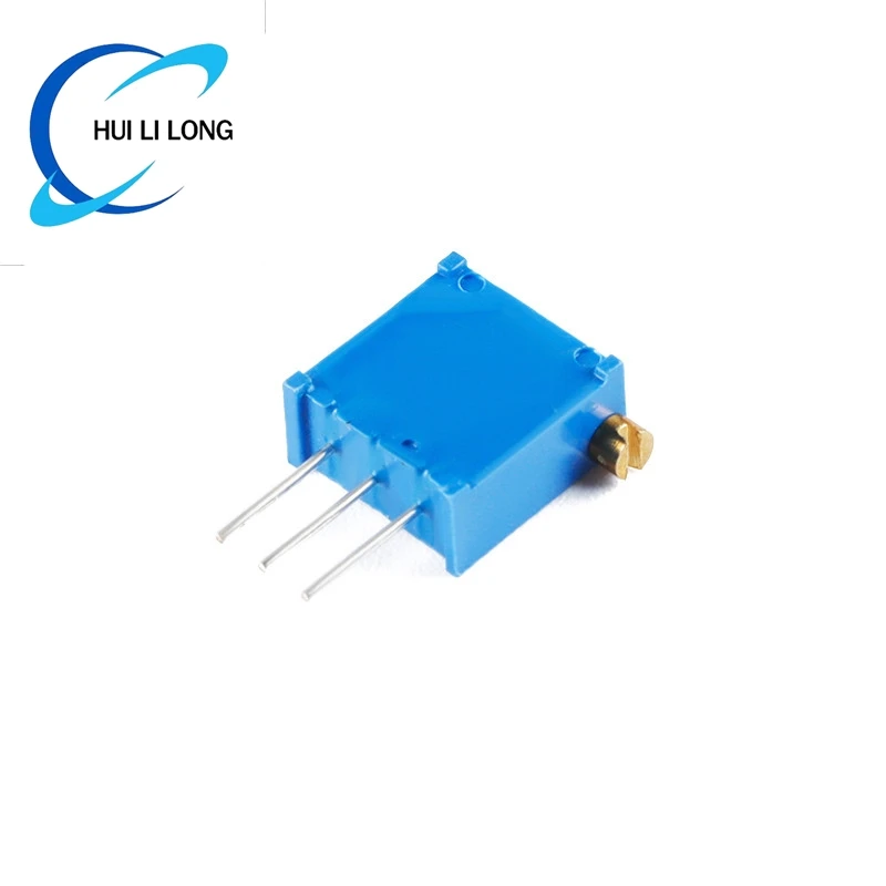 Recortador de potenciómetro, resistencia Variable, Cermet Trimpo, 10 piezas, 3296, 3296X, 1K, 2K, 5K, 10K, 20K, 50K, 100K, 200K, 1M, 100R, 200R, 500R ohm