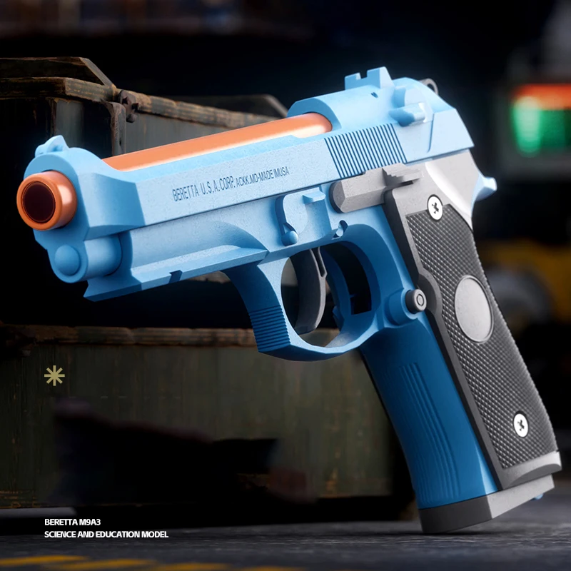 M92 ピストルシェル投射連続発射ブローバックソフト弾丸銃空ぶら下げ誕生日ギフト