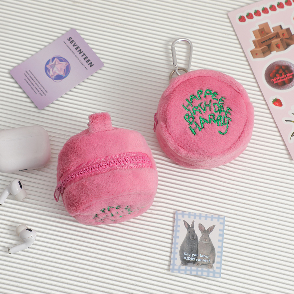 Nuevo Kawaii Harries Hager pastel de cumpleaños mujeres monedero de felpa Potters bolsa de almacenamiento de dibujos animados Mini bolso monederos para niñas cartera monedero