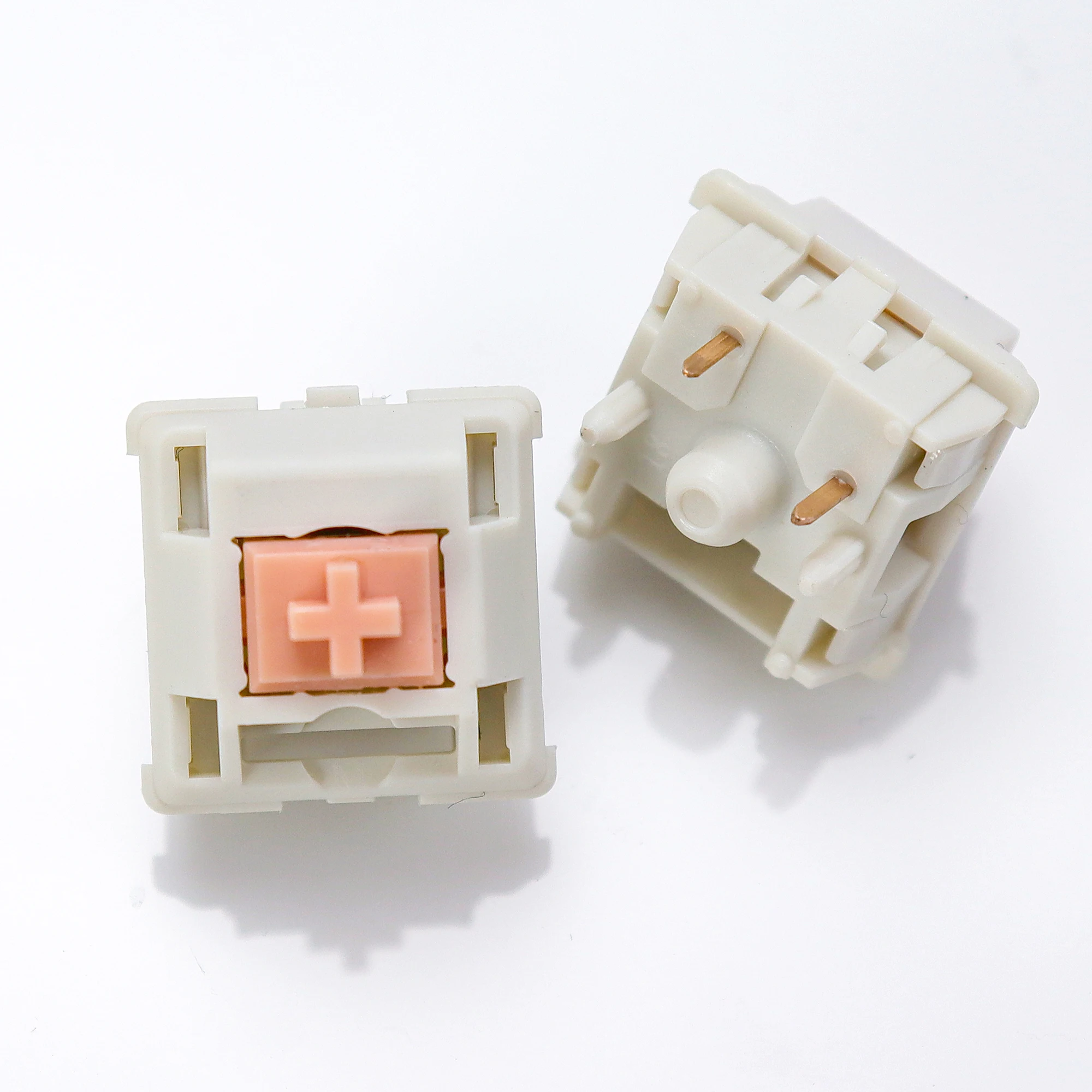 Interruptor táctil Holy Panda 55g 62g 67g POM interruptores cremosos Teclado mecánico para juegos personalizado DIY 5 pines interruptor Cherry MX intercambiable en caliente