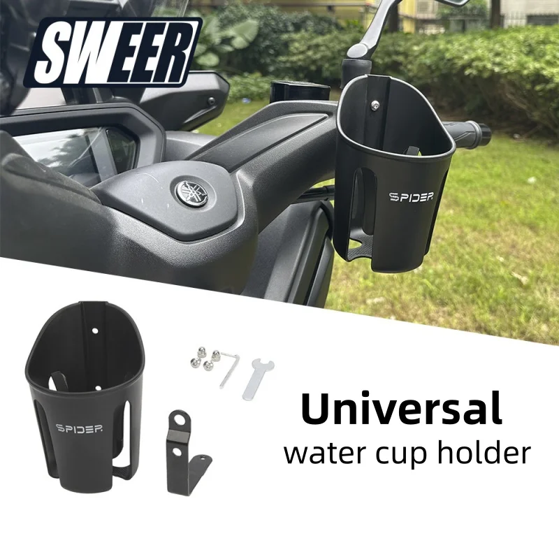 Motocicleta Garrafa Gaiola, Universal Modificação Acessórios, Drink Cup Holder, Bike Água, Bebidas Bottle Stand, Moto