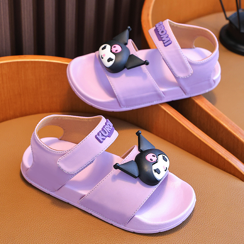 Sanurgente-Sandales d'été pour filles, chaussures de plage pour enfants non ald, nouvelle collection