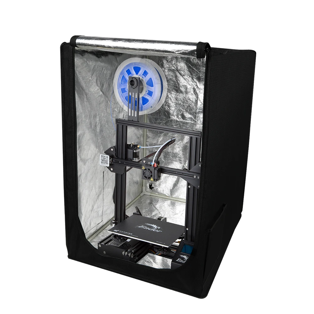 Nouvelle mise à niveau du boîtier d'imprimante 3D Ender, bon effet d'isolation, ignifuge, facile à installer