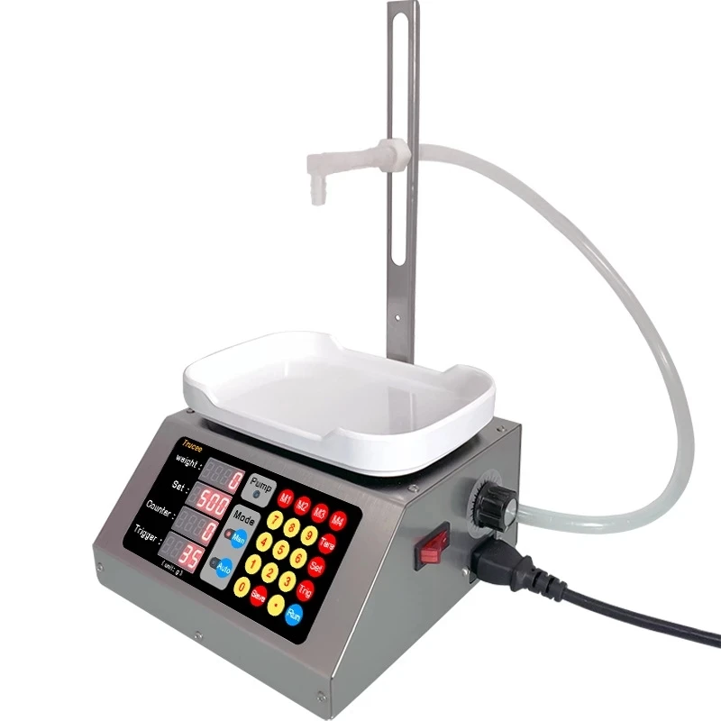 CSY-3200 Weighing Automatic Quantitative Liquid Filling Machine, Red wine, soy sauce, potion, cosmetic lotion liquid filling