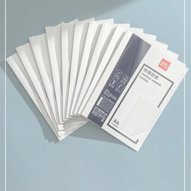 A4 Binding Machine Supplies: Thermal Covers for Organizing Folders