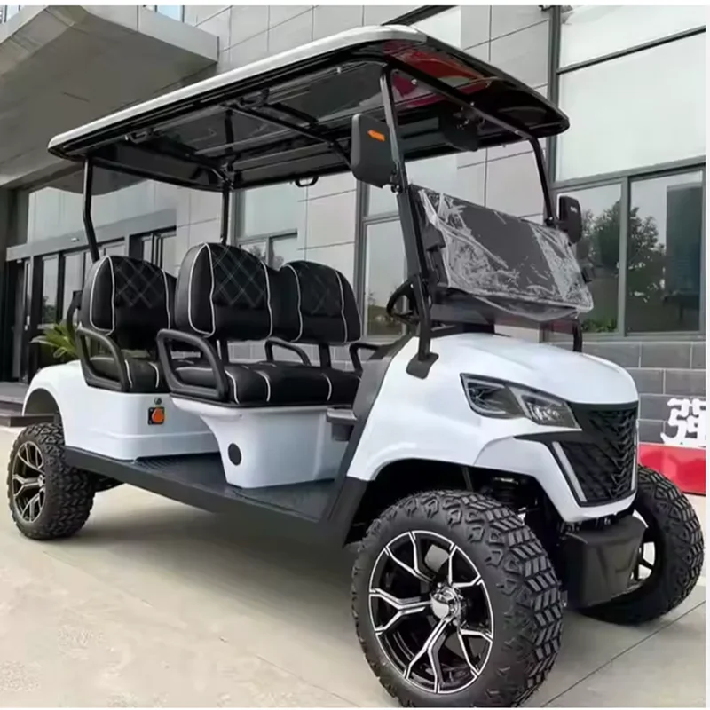 Best Off-road Golf Carts - 2,4,6 Seater Electric 4 Places Electric Cart with Adjustable Speed