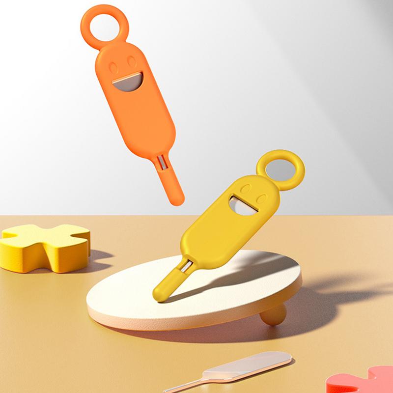 Anti-Lost Card Eject Pin 2-in-1 Anti-Lost Card Eject Pin Needle mit Aufbewahrungskoffer Handy-Kartenschutz Ejector Pin