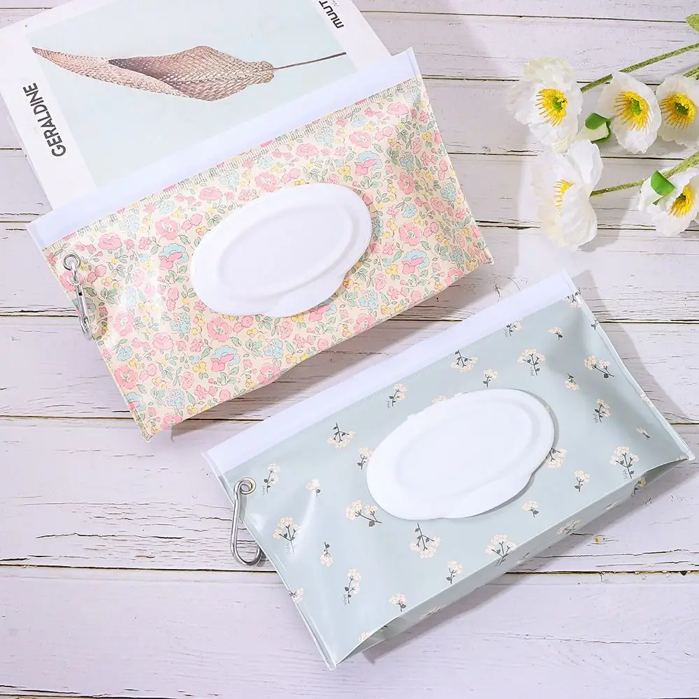 Eva bebê toalhetes molhados bolsa portátil fivela toalhetes titular caso flip capa snap-cinta reutilizável toalhetes molhados bolsa recarregável caixa de tecido